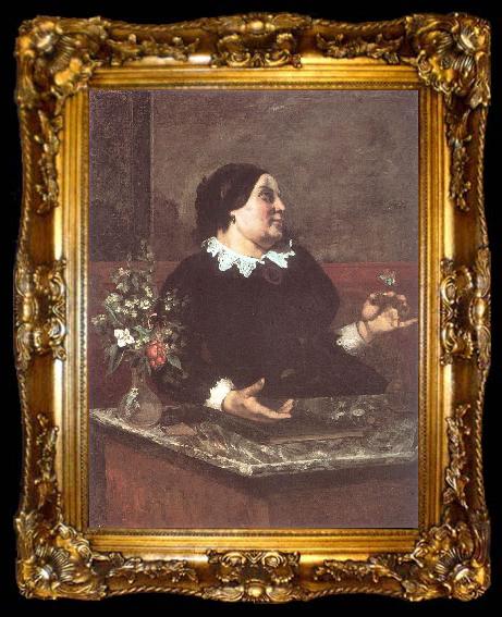 framed  Courbet, Gustave Mere Gregoire, ta009-2